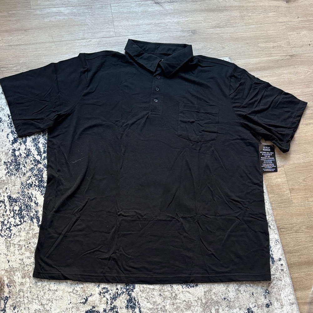 Elegant Black Men's Polo Shirt